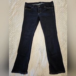 Express Barely Boot low rise jeans